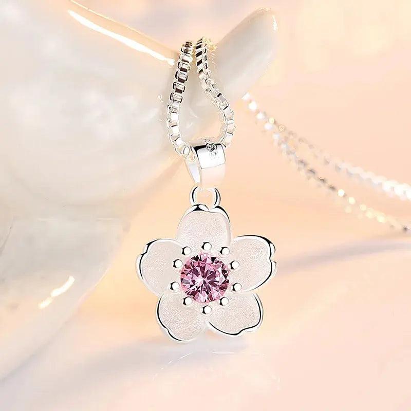 Cherry Blossoms Necklace for Gift - Venus Trendy Fashion Online