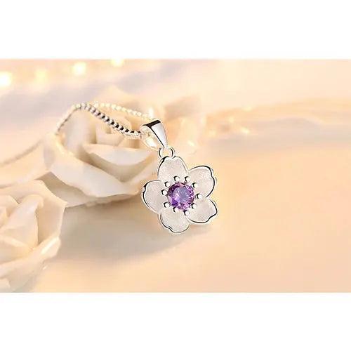 Cherry Blossoms Necklace for Gift - Venus Trendy Fashion Online