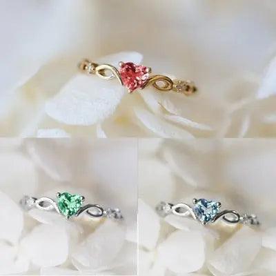 Huitan Simple Heart Ring - Venus Trendy Fashion Online