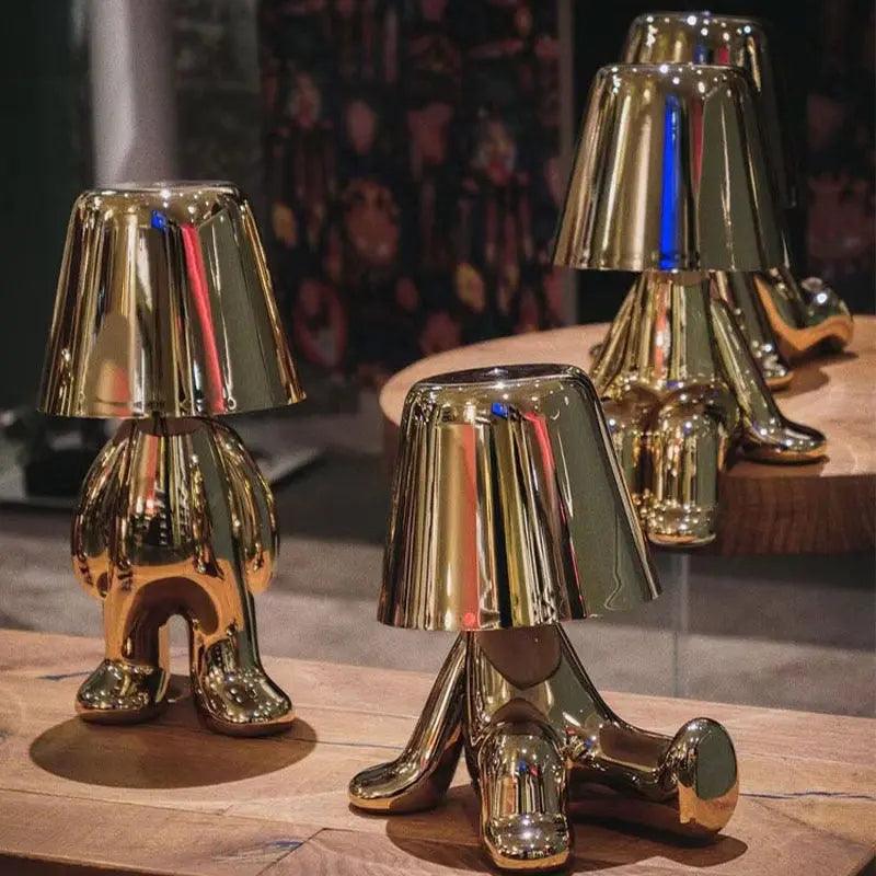 Italy Little Golden Man LED Table Lamp - Venus Trendy Fashion Online