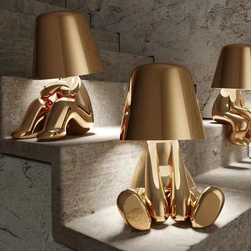 Italy Little Golden Man LED Table Lamp - Venus Trendy Fashion Online