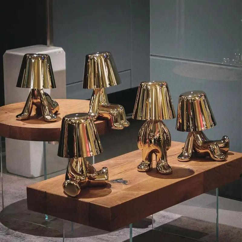 Italy Little Golden Man LED Table Lamp - Venus Trendy Fashion Online