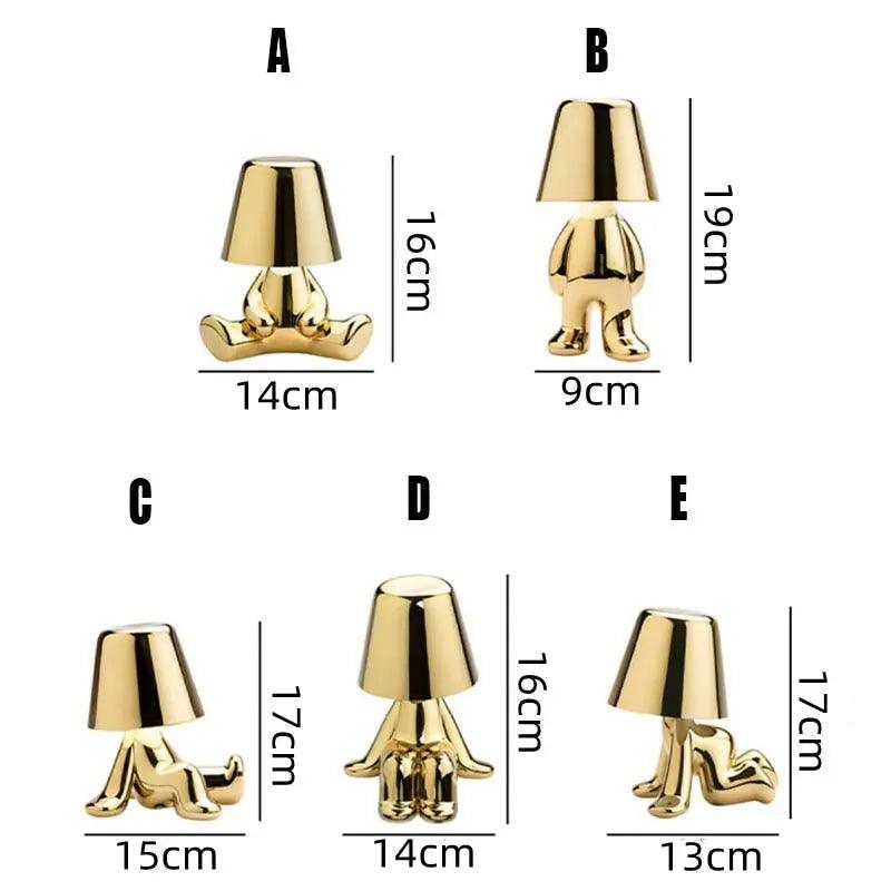 Italy Little Golden Man LED Table Lamp - Venus Trendy Fashion Online