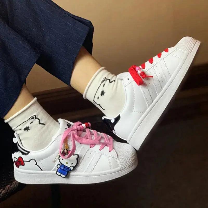 Kawaii Cartoon New Couple Casual Board Shoes - Venus Trendy Fashion Online