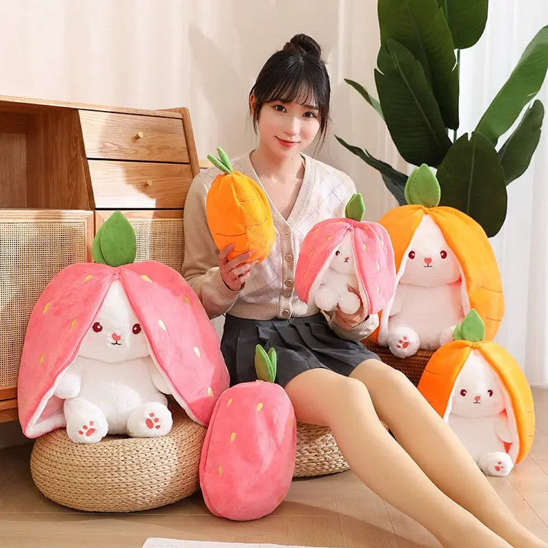 Kawaii Fruit Bunny Plush Doll - Venus Trendy Fashion Online