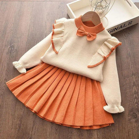 Kids Winter Sweater Long Sleeve Dresses - Venus Trendy Fashion Online