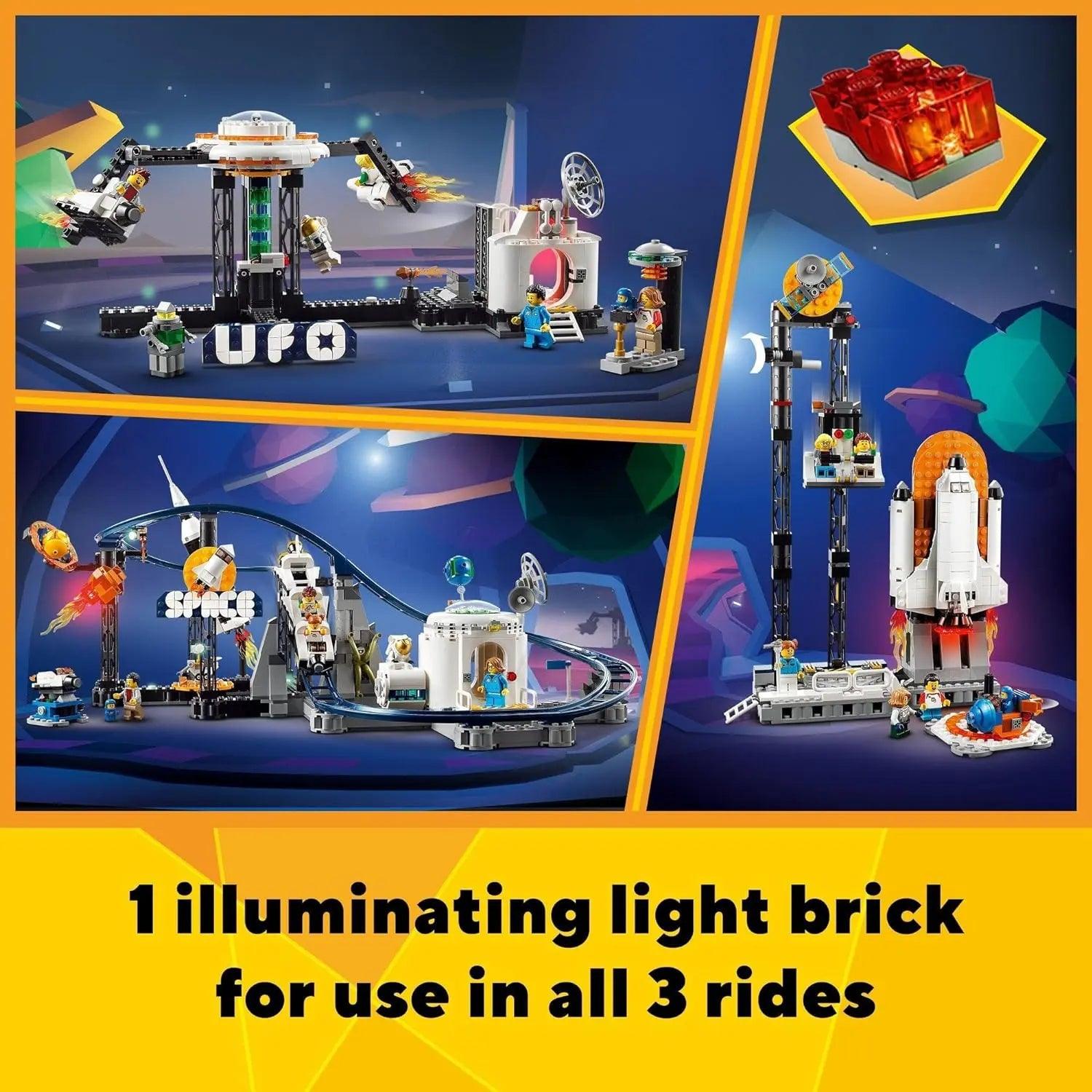 LEGO® Creator Space Roller Coaster 31142 Building Toy Set for Ages 9+ - Venus Trendy Fashion Online