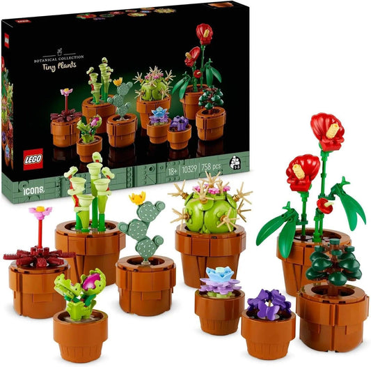 LEGO® Icons Tiny Plants 10329 Building Set, Home Decor for Adults and Flower-Lovers, Mindful Building Project - Venus Trendy Fashion Online