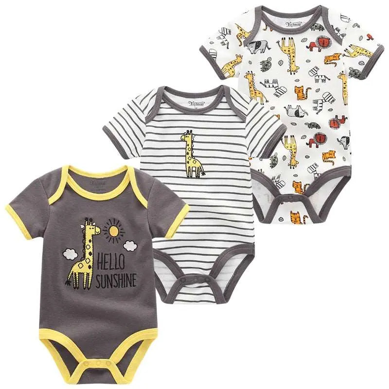 3 PCS/LOT Newborn Baby Clothing 100% Cotton - Venus Trendy Fashion Online