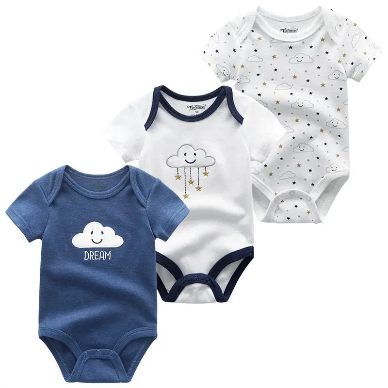 3 PCS/LOT Newborn Baby Clothing 100% Cotton - Venus Trendy Fashion Online