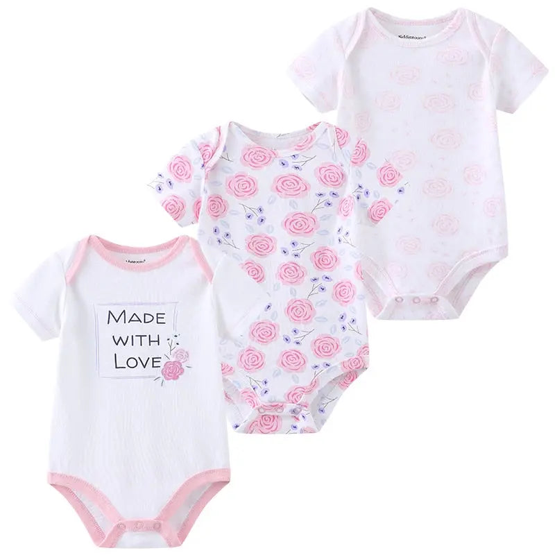 3 PCS/LOT Newborn Baby Clothing 100% Cotton - Venus Trendy Fashion Online