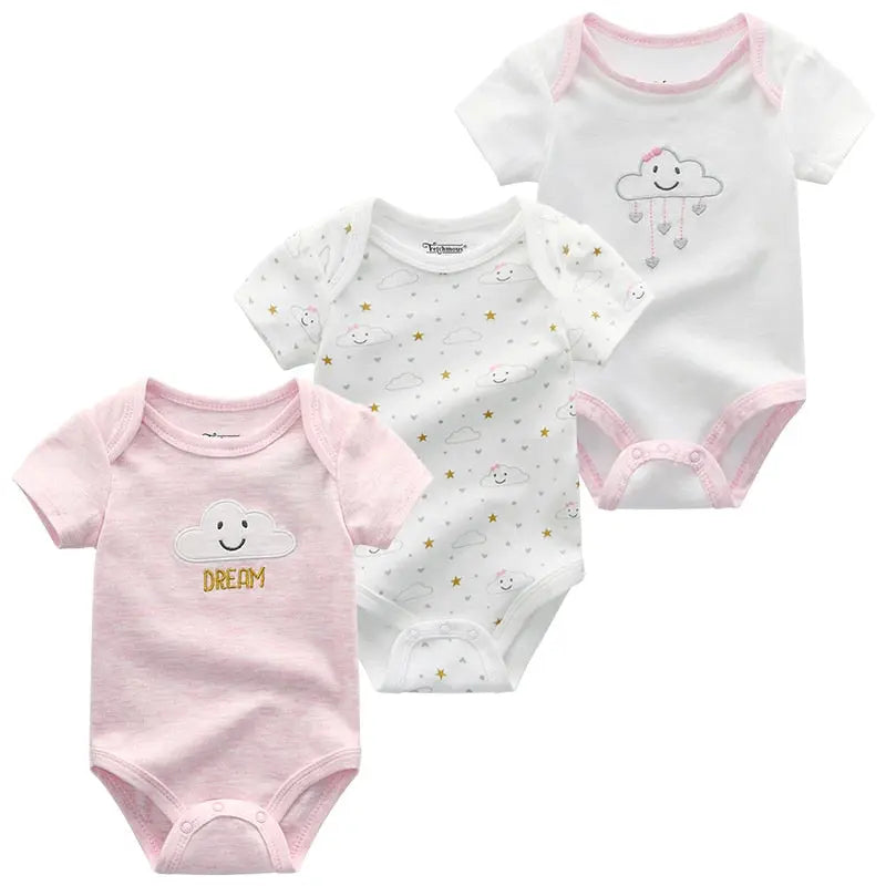 3 PCS/LOT Newborn Baby Clothing 100% Cotton - Venus Trendy Fashion Online