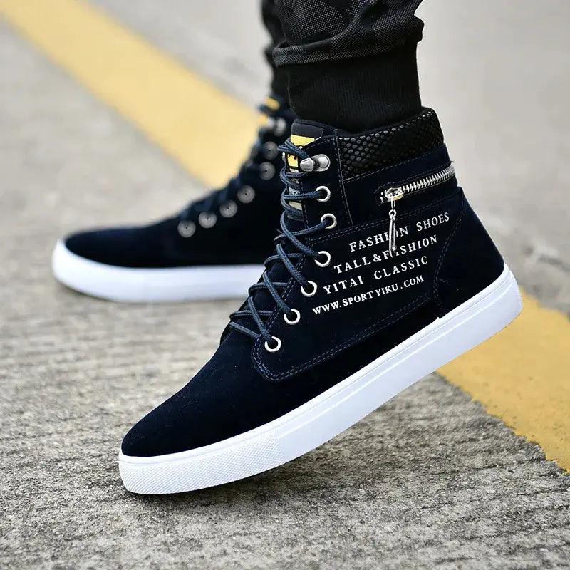 Leather Men's Casual Sneaker Shoes - Venus Trendy Fashion Online