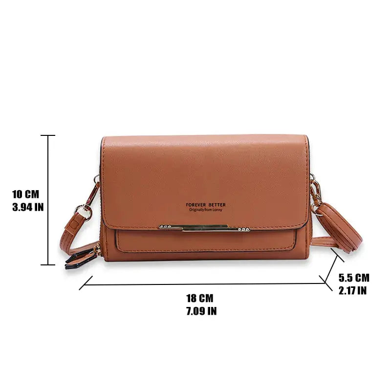 Leather Shoulder Bag - Venus Trendy Fashion Online