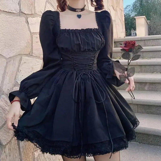 Long Sleeves Lolita Dress - Venus Trendy Fashion Online