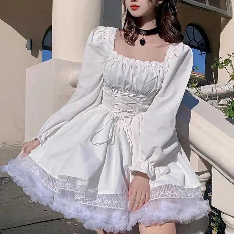 Long Sleeves Lolita Dress - Venus Trendy Fashion Online