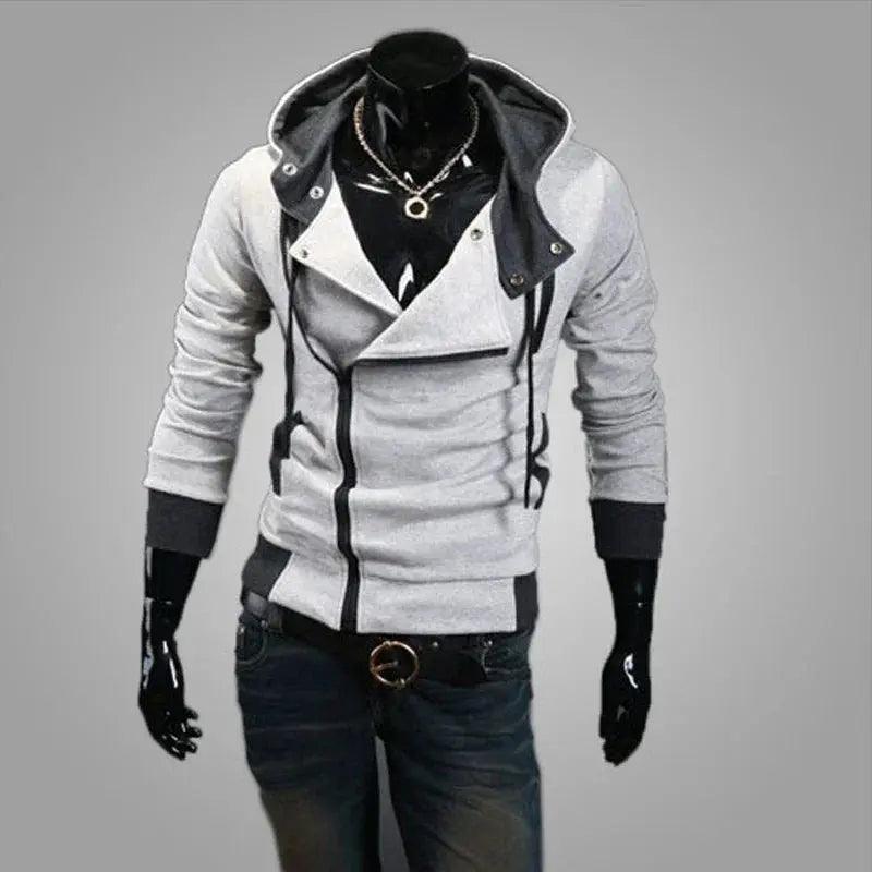 Male Zipper Cardigan Hoodies Jacket - Venus Trendy Fashion Online