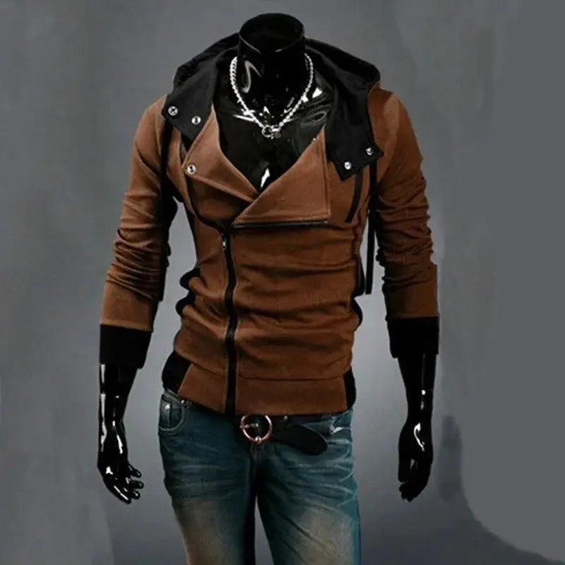 Male Zipper Cardigan Hoodies Jacket - Venus Trendy Fashion Online