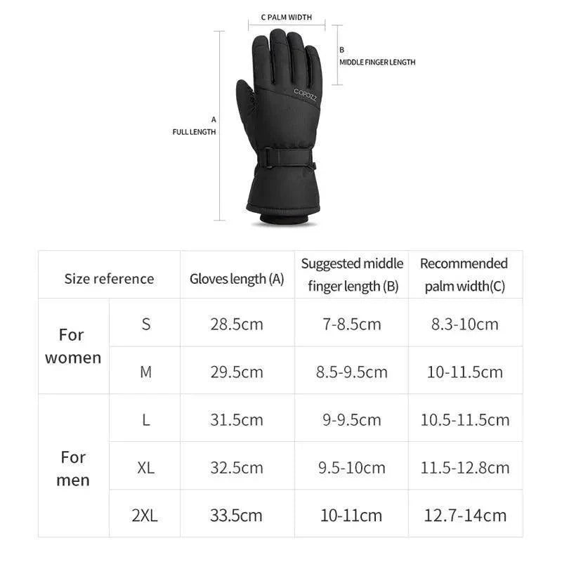 Men Women Winter Ski Gloves - Venus Trendy Fashion Online