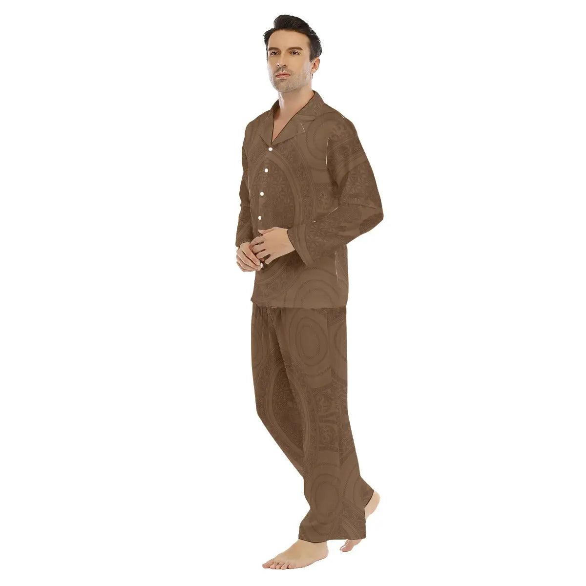 Men's Lapel Pajama Set - Venus Trendy Fashion Online