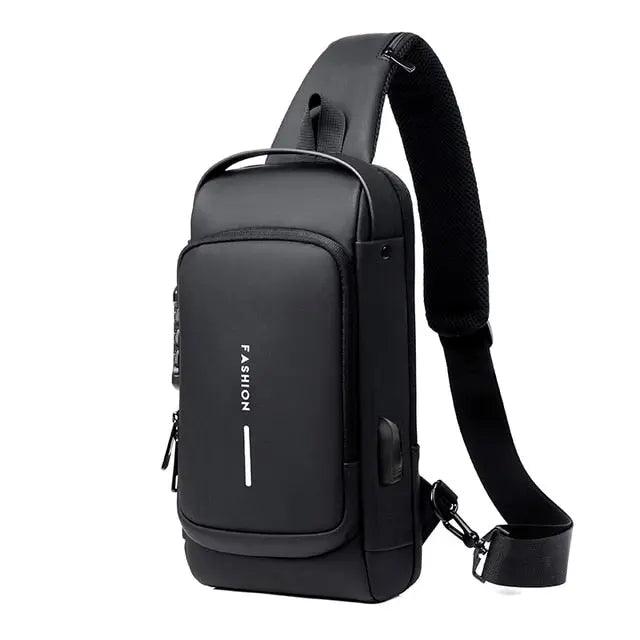 Men's USB Shoulder Bag - Venus Trendy Fashion Online