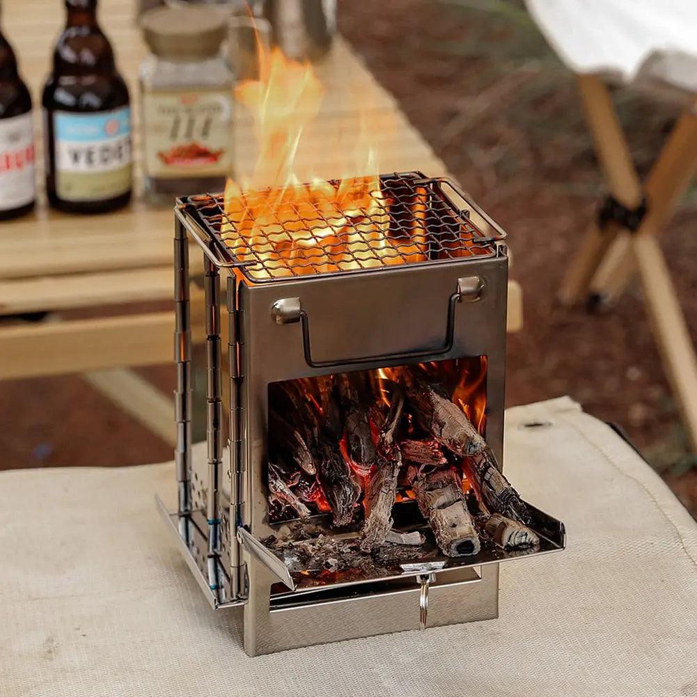 Mini Outdoor Portable Firewood Stove - Venus Trendy Fashion Online