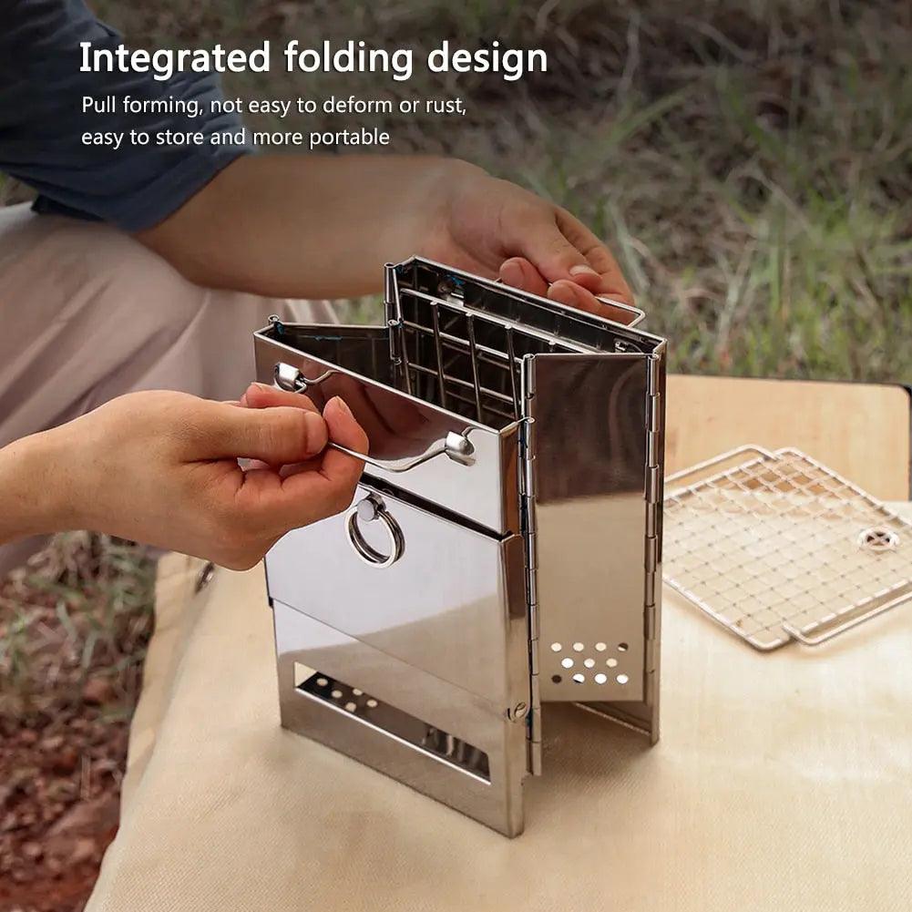 Mini Outdoor Portable Firewood Stove - Venus Trendy Fashion Online