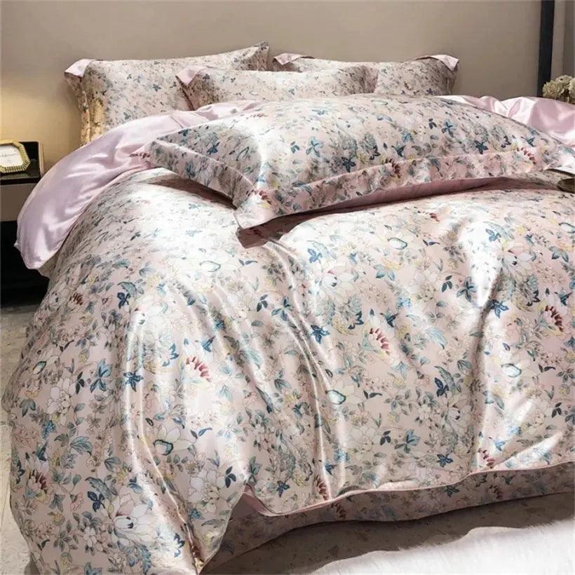 Mulberry Silk 4 Pieces Comforter Bedding Set - Venus Trendy Fashion Online