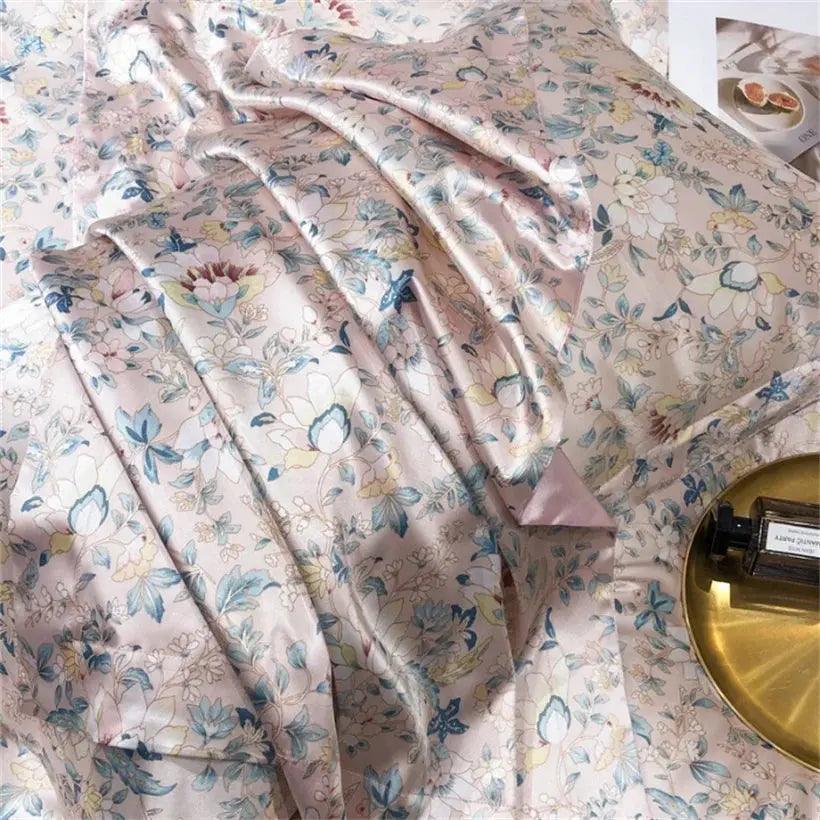 Mulberry Silk 4 Pieces Comforter Bedding Set - Venus Trendy Fashion Online