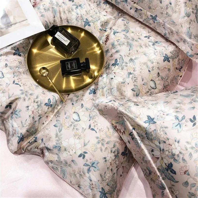 Mulberry Silk 4 Pieces Comforter Bedding Set - Venus Trendy Fashion Online