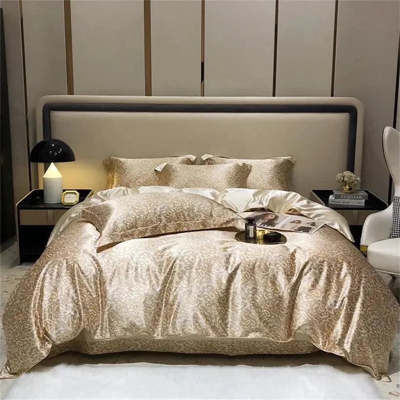 Mulberry Silk 4 Pieces Comforter Bedding Set - Venus Trendy Fashion Online