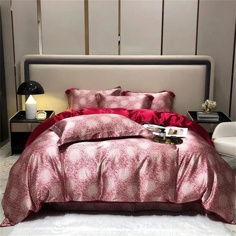 Mulberry Silk 4 Pieces Comforter Bedding Set - Venus Trendy Fashion Online