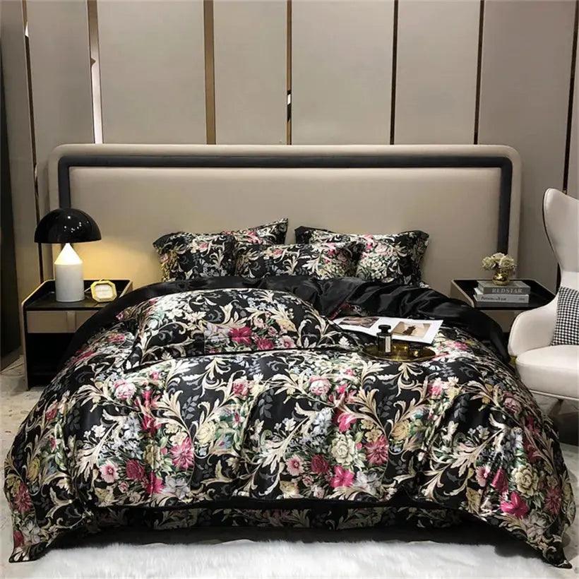 Mulberry Silk 4 Pieces Comforter Bedding Set - Venus Trendy Fashion Online