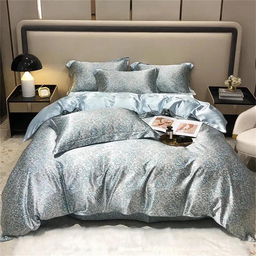 Mulberry Silk 4 Pieces Comforter Bedding Set - Venus Trendy Fashion Online