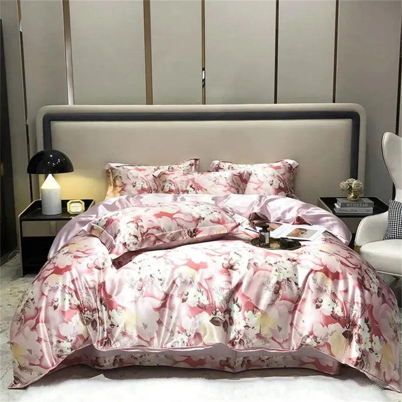 Mulberry Silk 4 Pieces Comforter Bedding Set - Venus Trendy Fashion Online