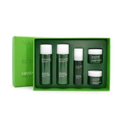 NATURE REPUBLIC Ginseng Royal Silk Trial travel Kit [5items] - Venus Trendy Fashion Online