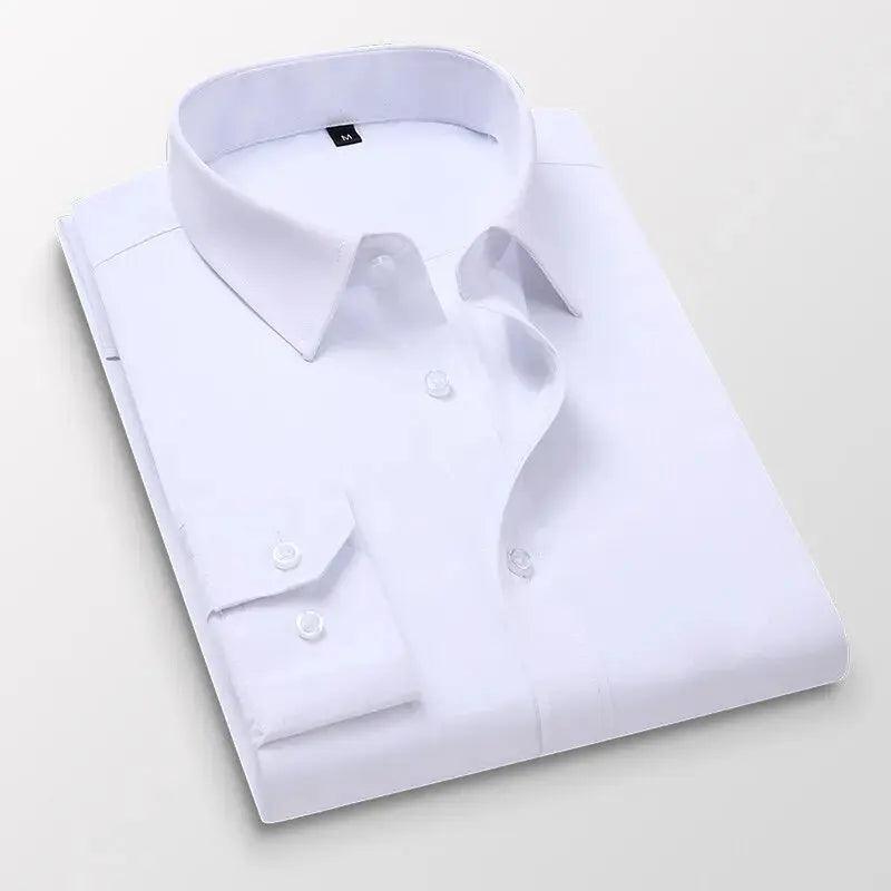 New Business Casual Lapel Buttons Formal Shirts - Venus Trendy Fashion Online