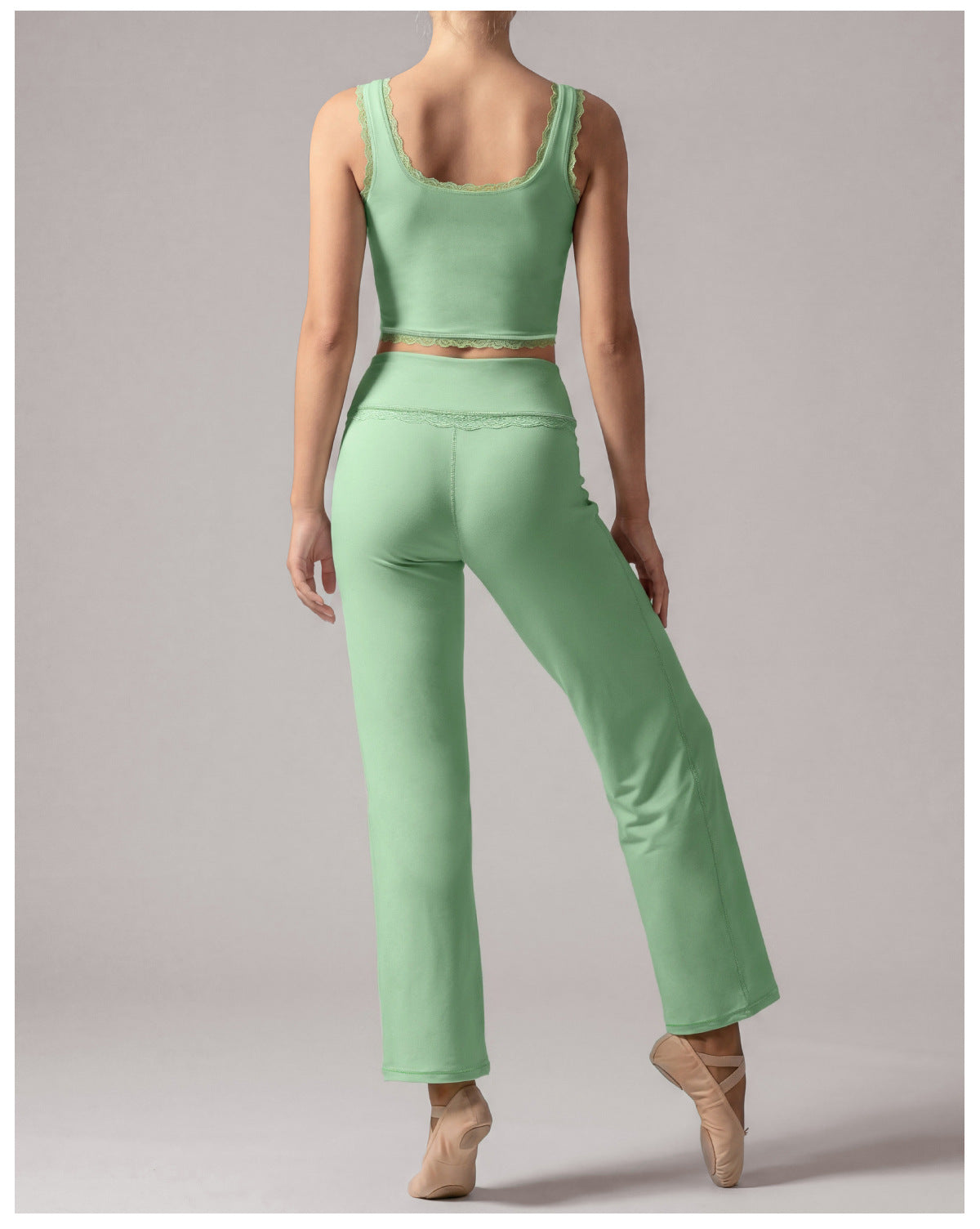 High Grade Lace Stitching Sports Two Piece Set