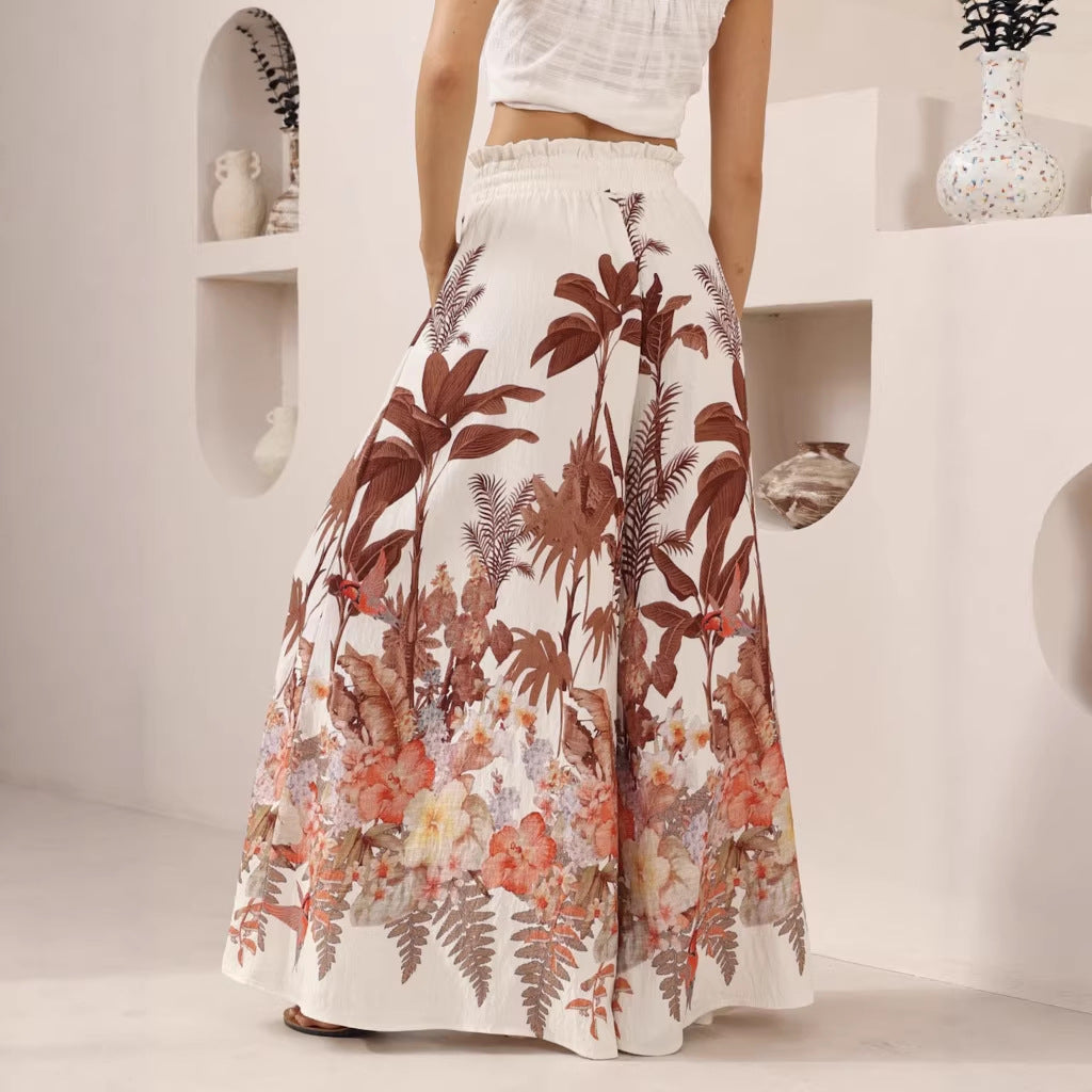 Summer Casual Loose Wide Leg Pants