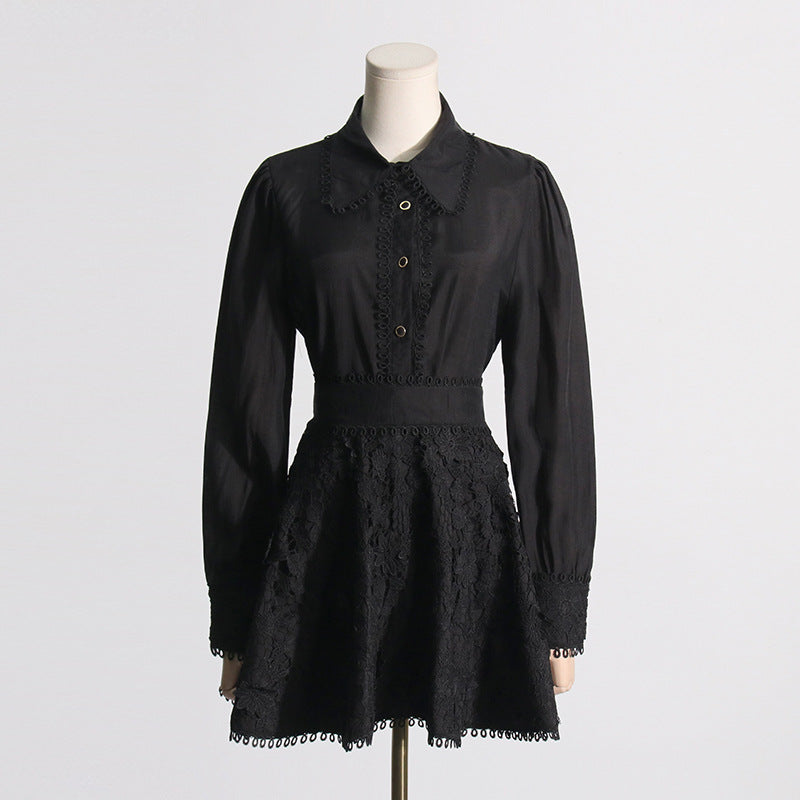 Korean Elegant Spring Single Breasted Skirt Set