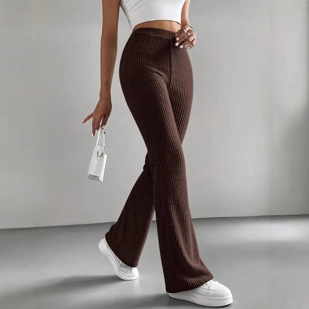 Women Autumn Solid Color Casual Pants - Venus Trendy Fashion Online