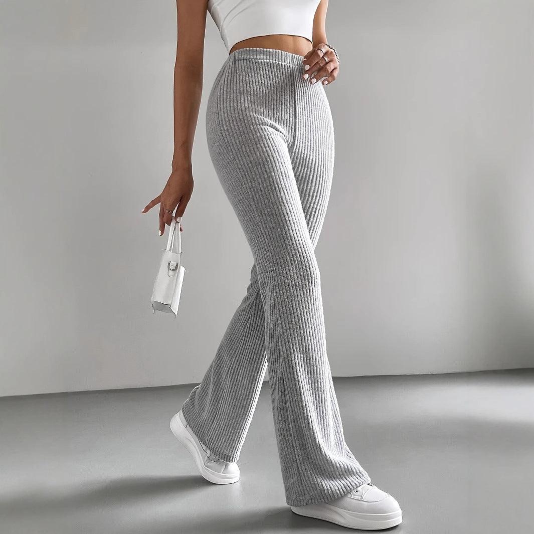 Women Autumn Solid Color Casual Pants - Venus Trendy Fashion Online