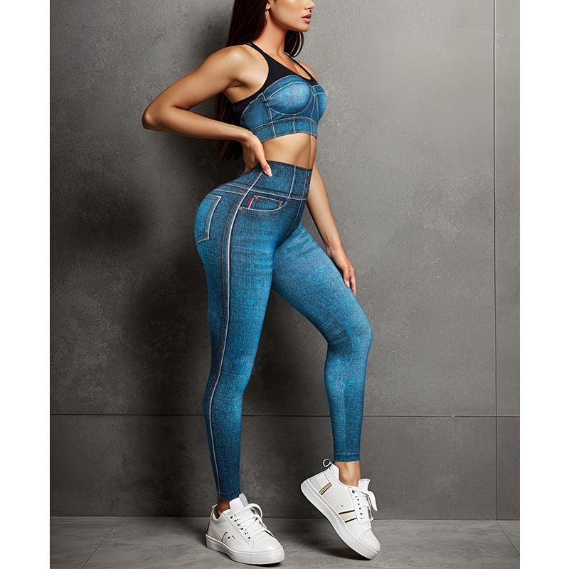 Running Fitness Sports High Waist Yoga Set - Venus Trendy Fashion Online