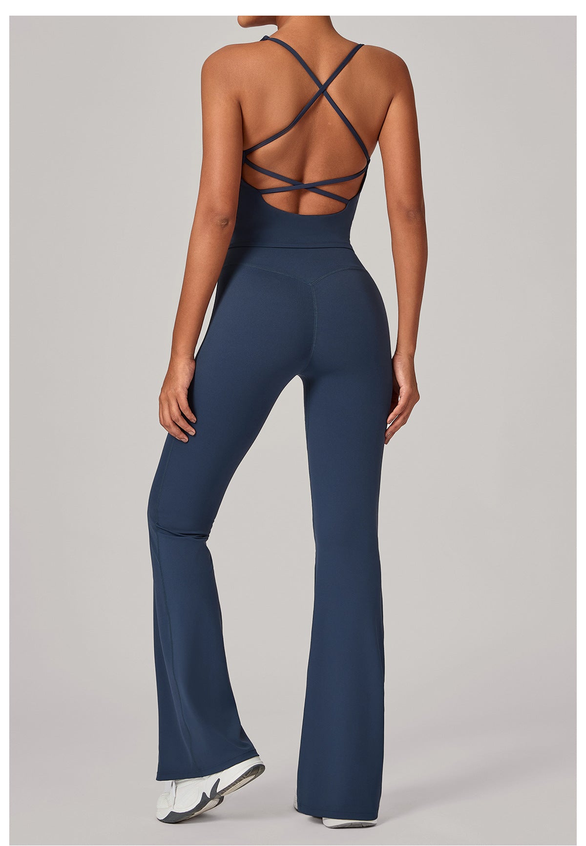 Autumn Sand Invisible Pleated Yoga Outfit Set