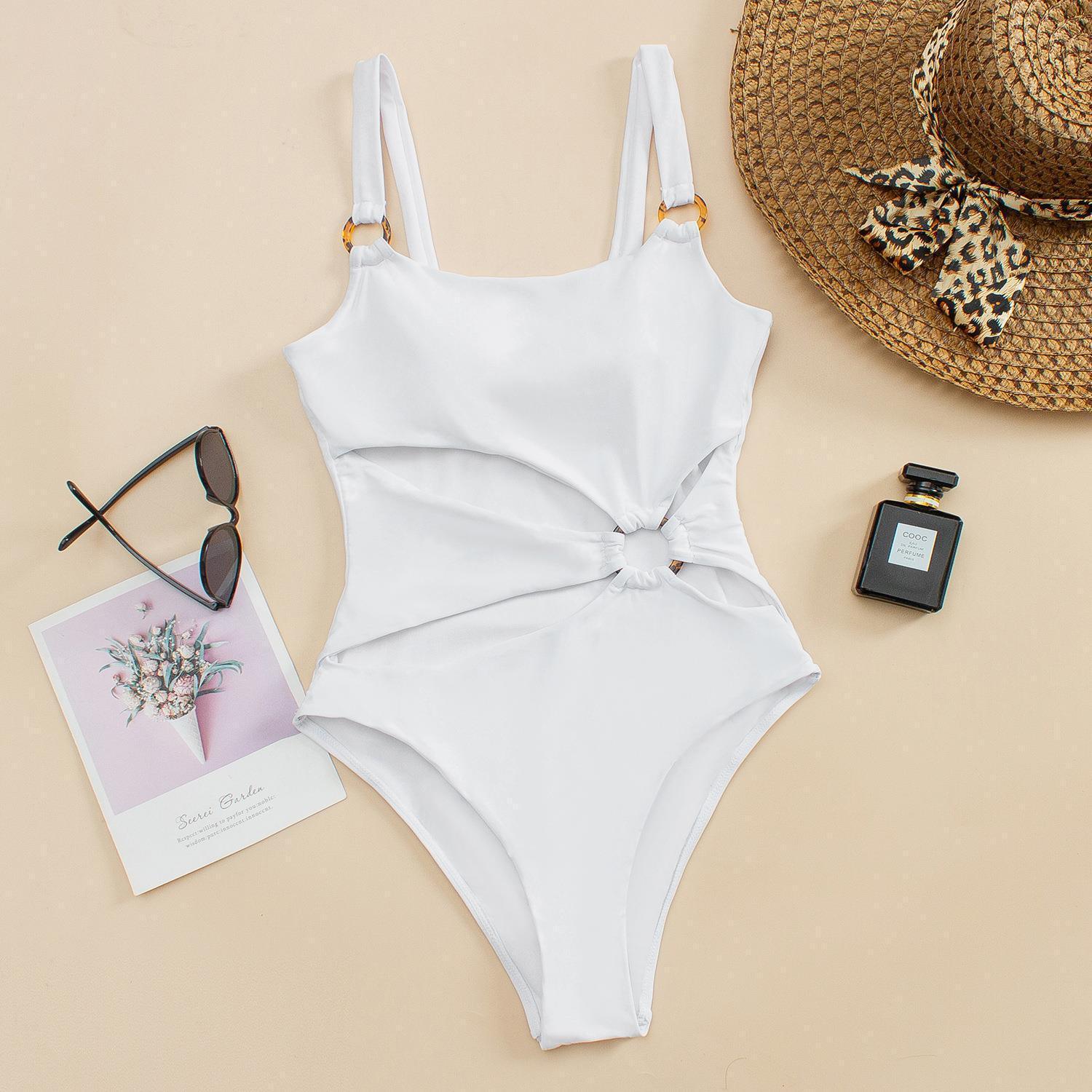 One Piece Hollow Out Cutout Thin Swimsuit - Venus Trendy Fashion Online