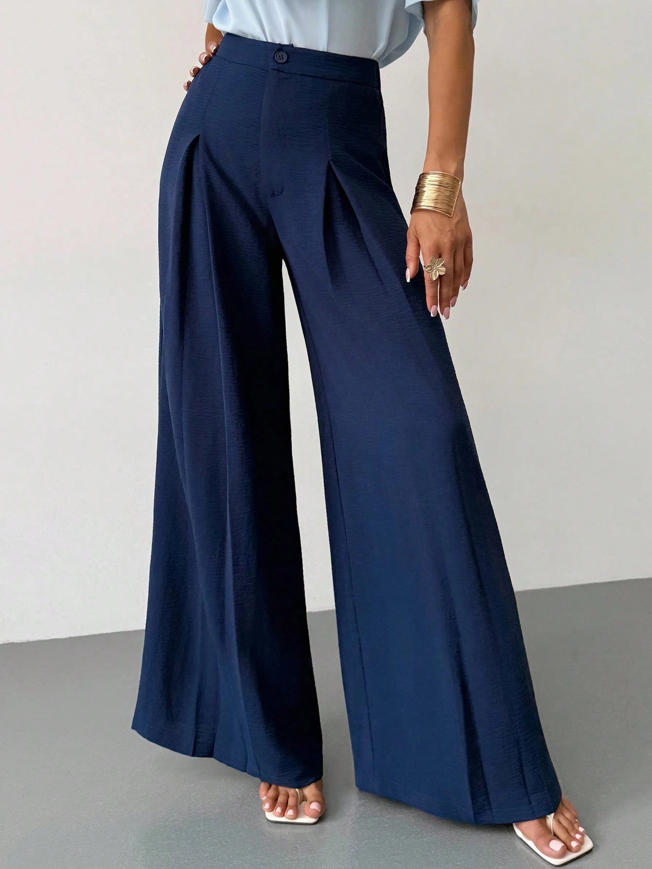 Luxury Drooping Straight Pants
