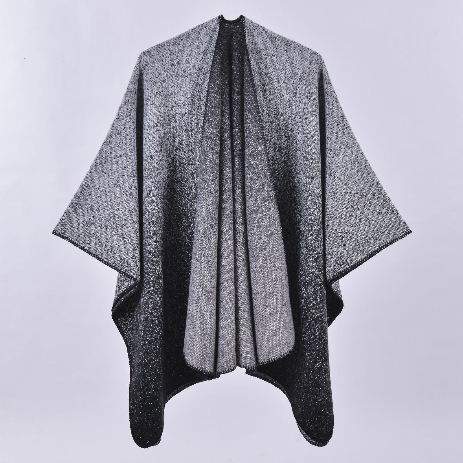 Autumn Winter Scarf Lattice Thickened Cape - Venus Trendy Fashion Online