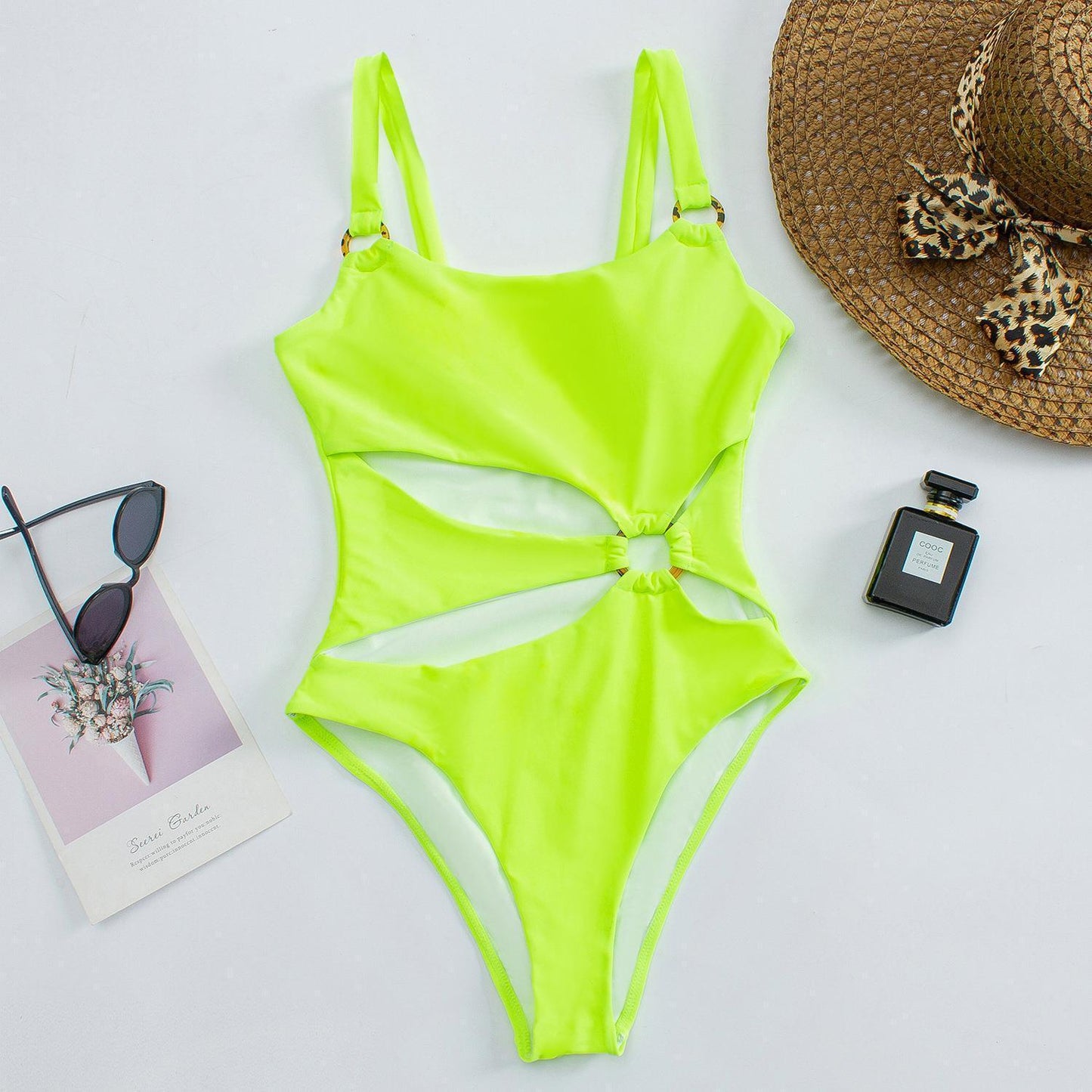 One Piece Hollow Out Cutout Thin Swimsuit - Venus Trendy Fashion Online