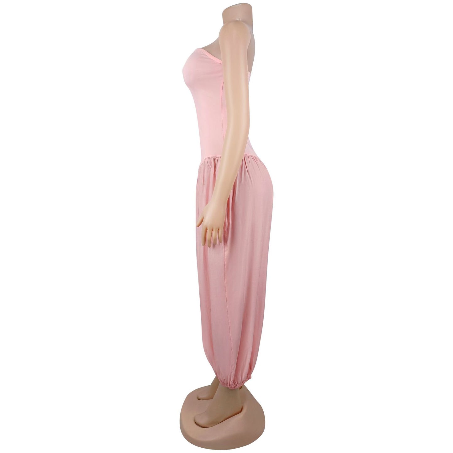 Women Sexy Bandeau Slim Fit Jumpsuit