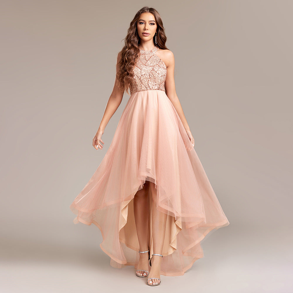 Irregular Asymmetric Hem Pettiskirt Ball Gown Dress - Venus Trendy Fashion Online